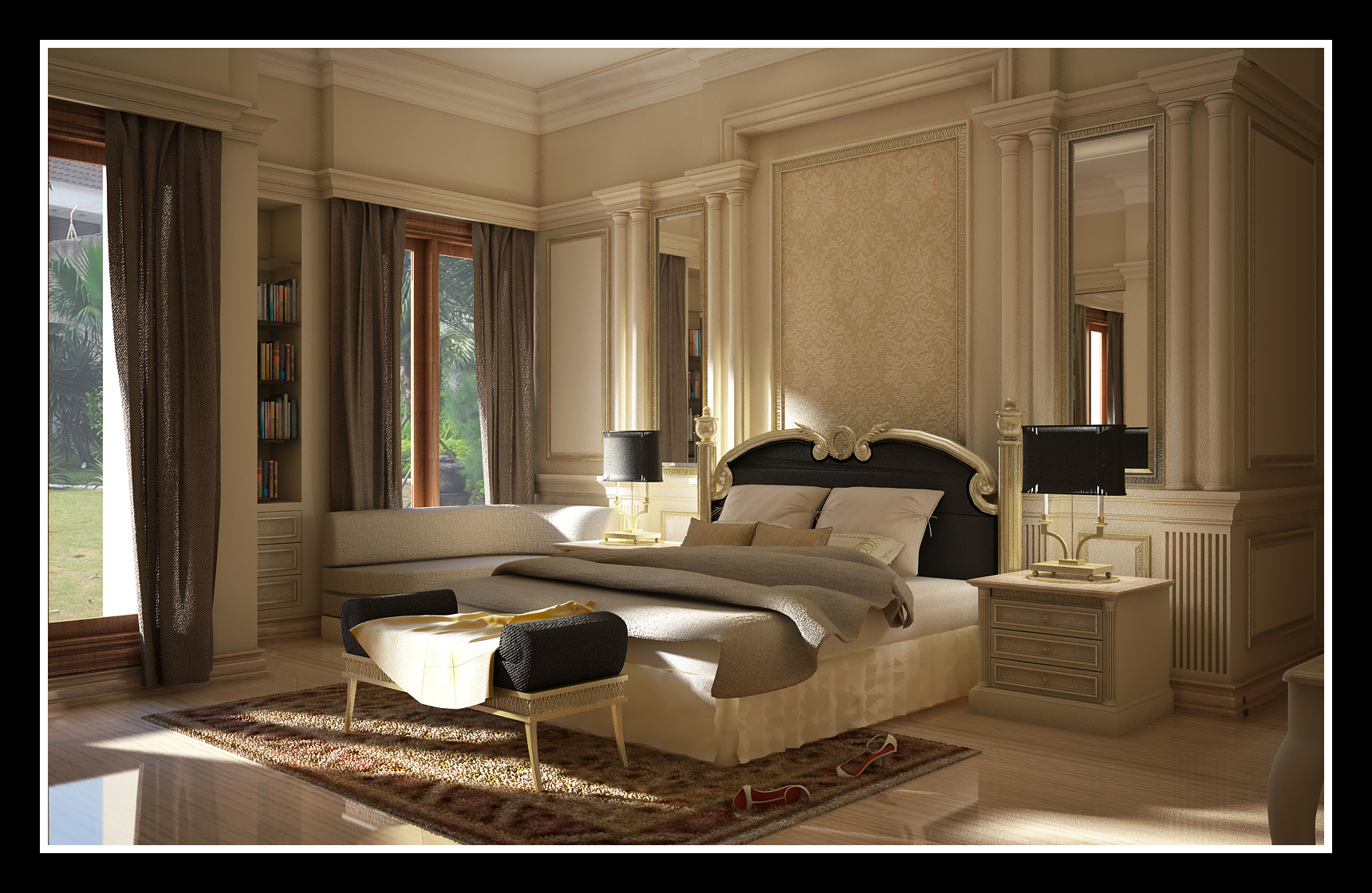 classic interior bedroom designs wall bed reynard classical contemporary walls modern
