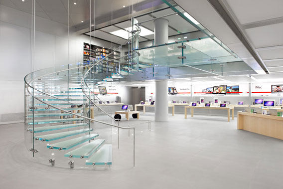 Classic Interior Design Apple Store Design In Paris France