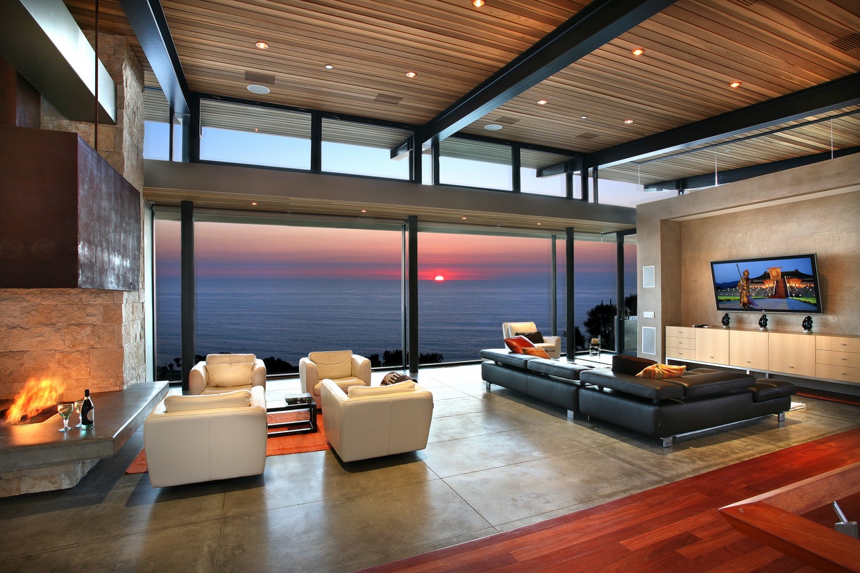 ocean view living room