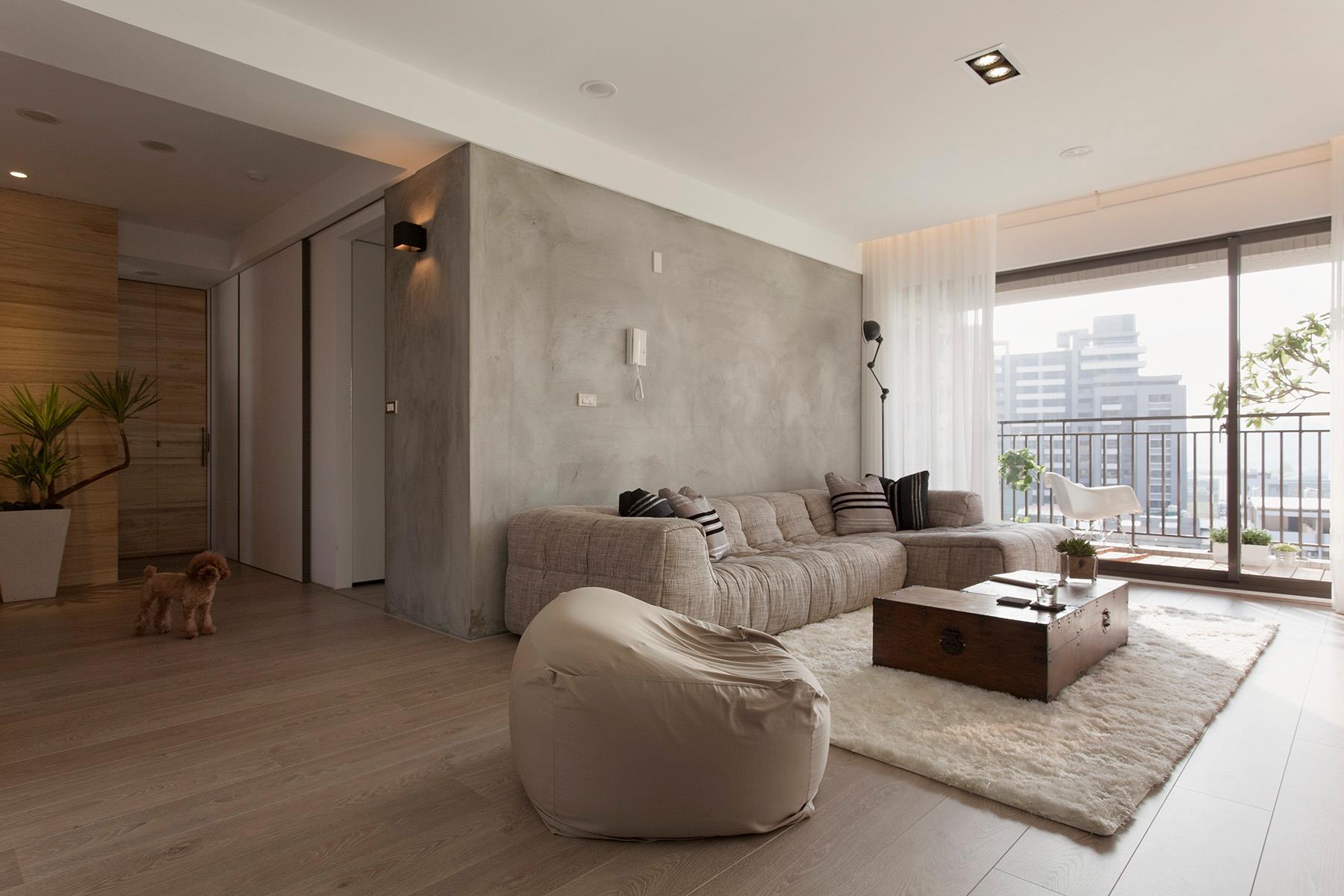 concrete tiles for living room