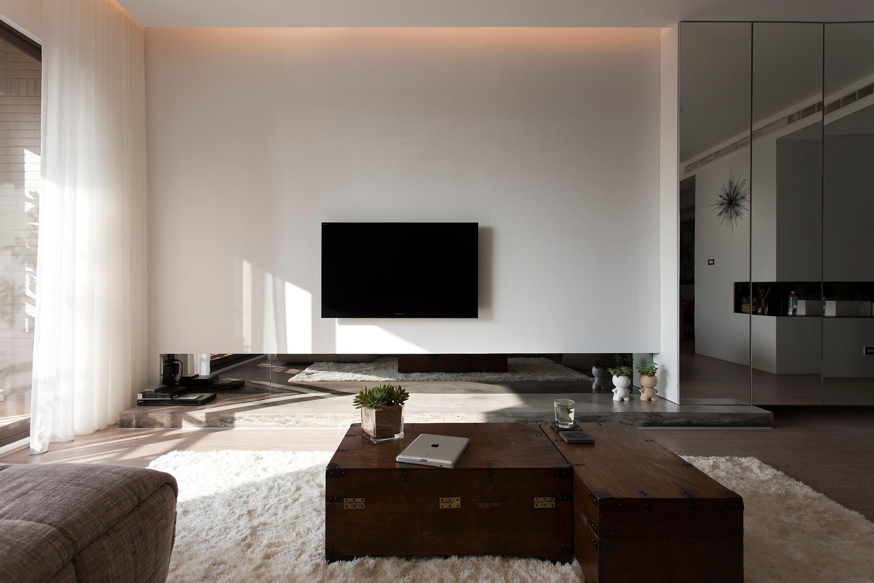 modern carperted living room designs