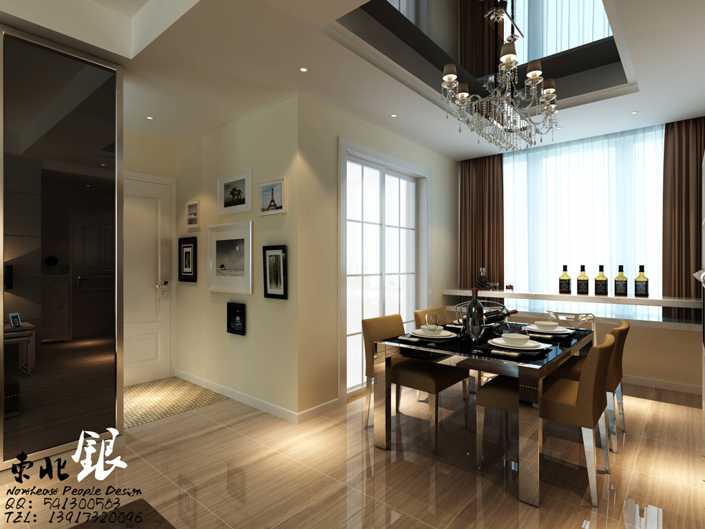 double height dining room