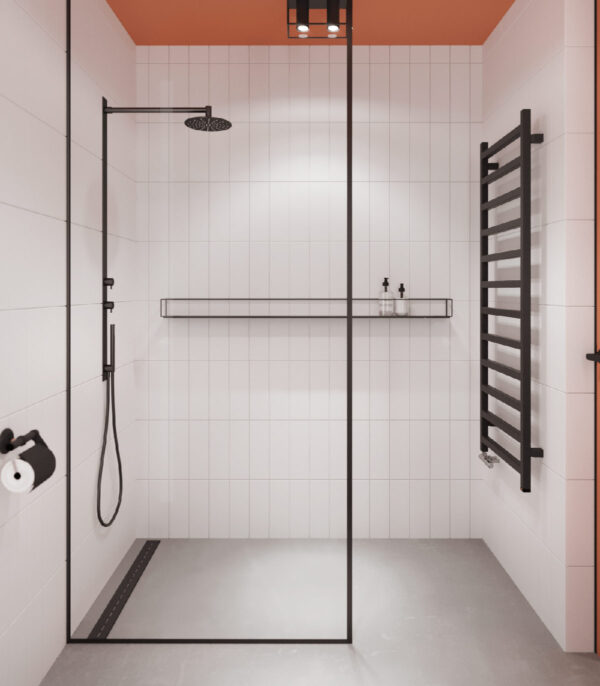 Black Shower Interior Design Ideas