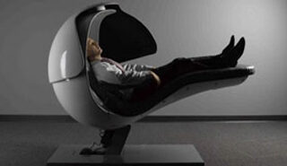 Bizarre energy pod that keeps Googlers refreshed