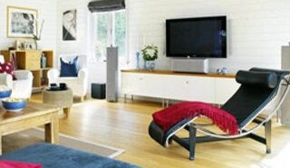 Scandinavian Living Room Entertainment Setups