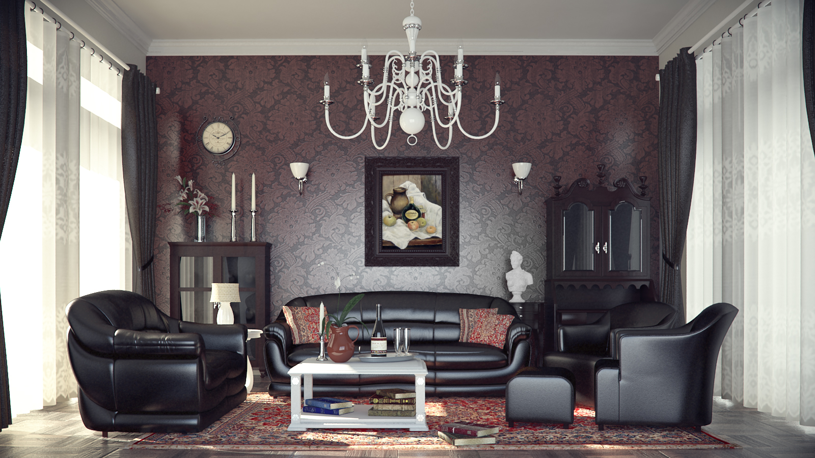 Rommelig stropdas Post impressionisme Classic and Retro Style Living Rooms