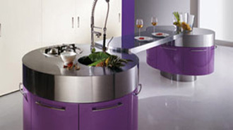 13+ Purple Kitchen Ideas ( FUN & CREATIVE ) - Purple Kitchens