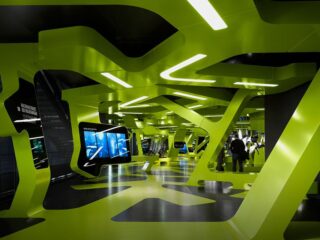 Futuristic Exhibition Center Marrying Digital Media & Sustainability