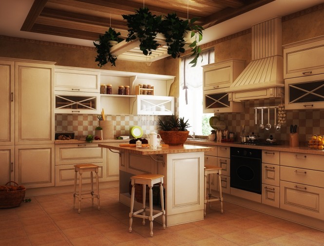 old world kitchen white | Interior Design Ideas