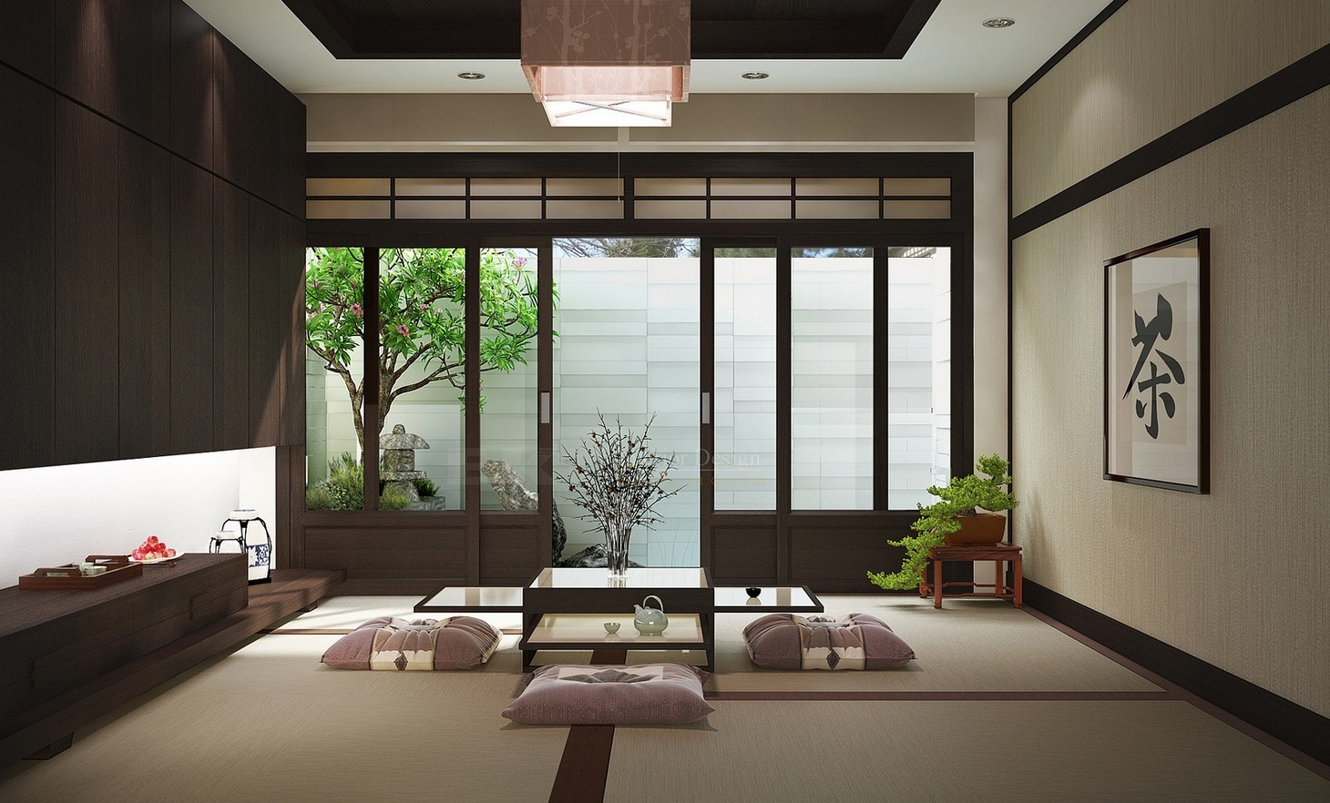 modern zen room