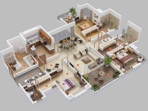 3 Bedroom Apartment/House Plans