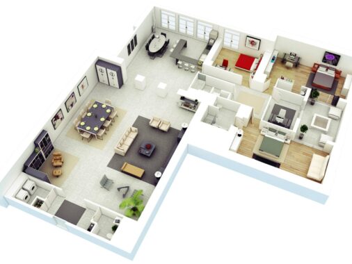 25 More 3 Bedroom 3D Floor Plans