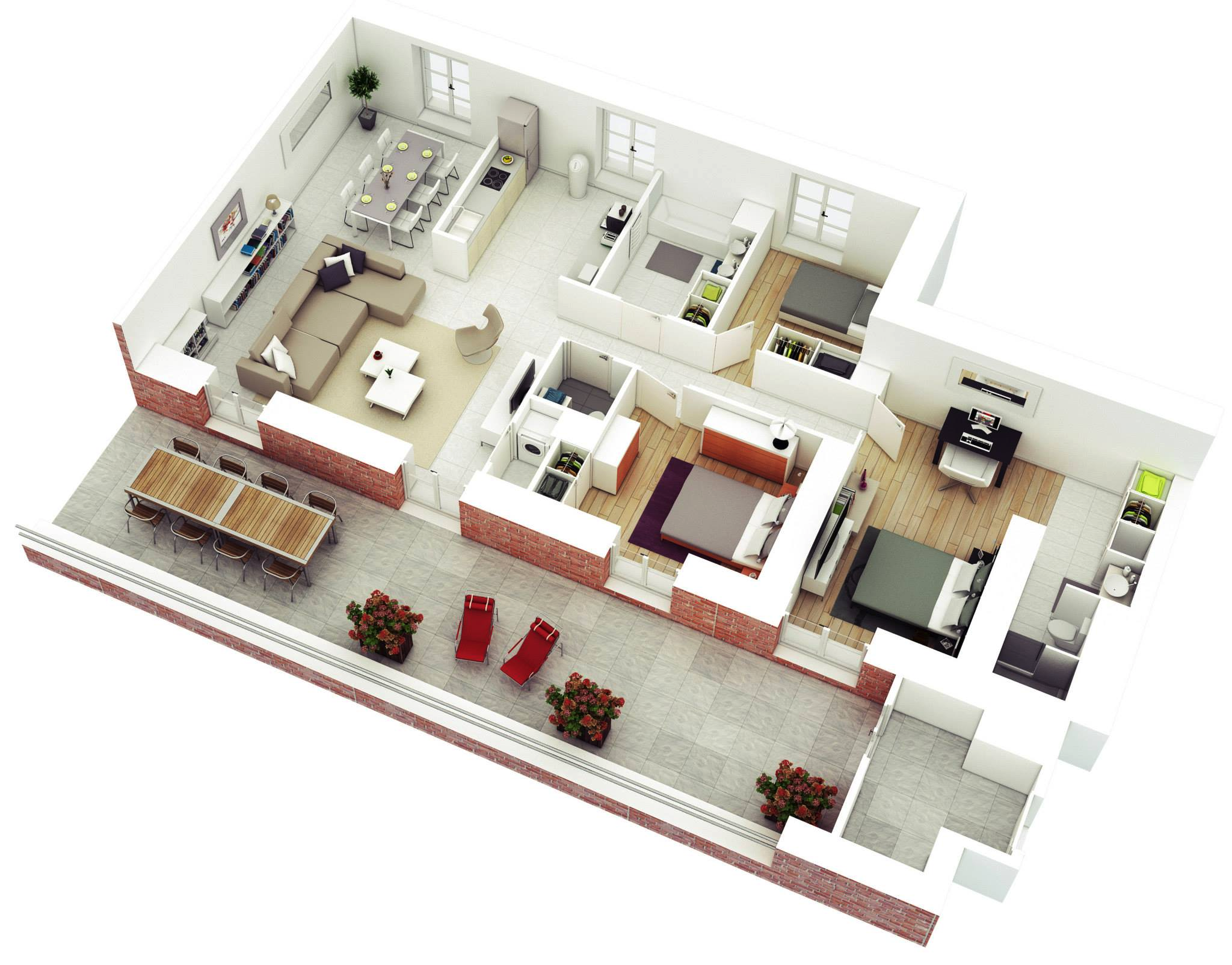 3D Floor Plans  RoomSketcher