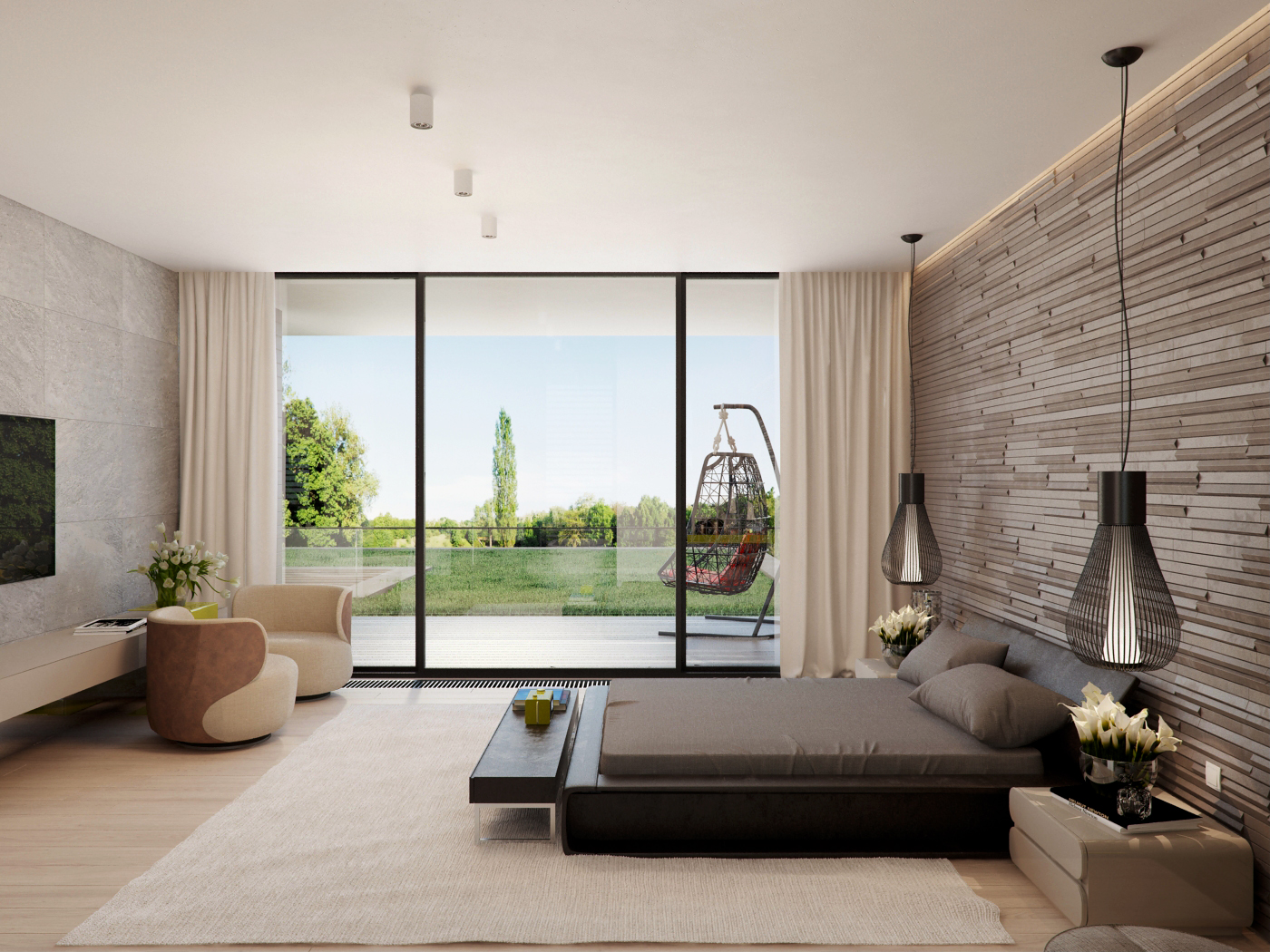 beige-bedroom-design | Interior Design Ideas