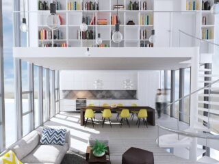 Wondrous White: Three Lofts with Clean, Bright Interiors