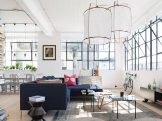 Converted Industrial Space Becomes a Pretty, Sunny Apartment