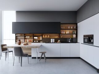 Black, White & Wood Kitchens: Ideas & Inspiration