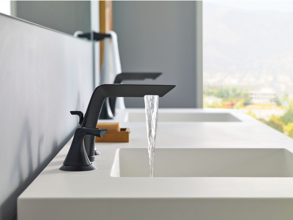 Matte Black Modern Faucet Interior Design Ideas   Matte Black Modern Faucet 1024x770 