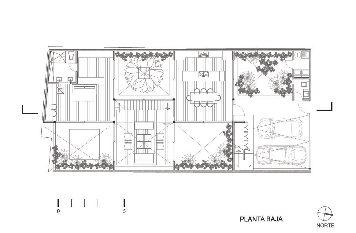 Garden House Floorplan Interior Design Ideas