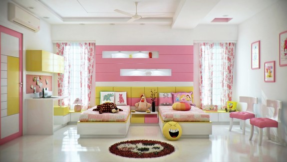 pink-and-yellow-girls-room-interior-design-ideas