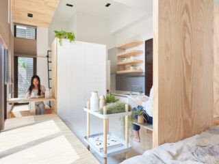 An Incredibly Compact House Under 40 Square Meters That Uses Natural Decor