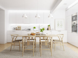 25 Inspirational Ideas For White And Wood Dining Rooms