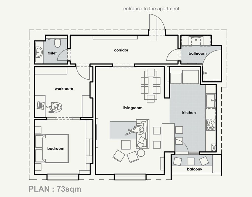 small apartment floorplan ideas | Interior Design Ideas