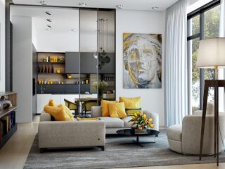 25 Gorgeous Yellow Accent Living Rooms