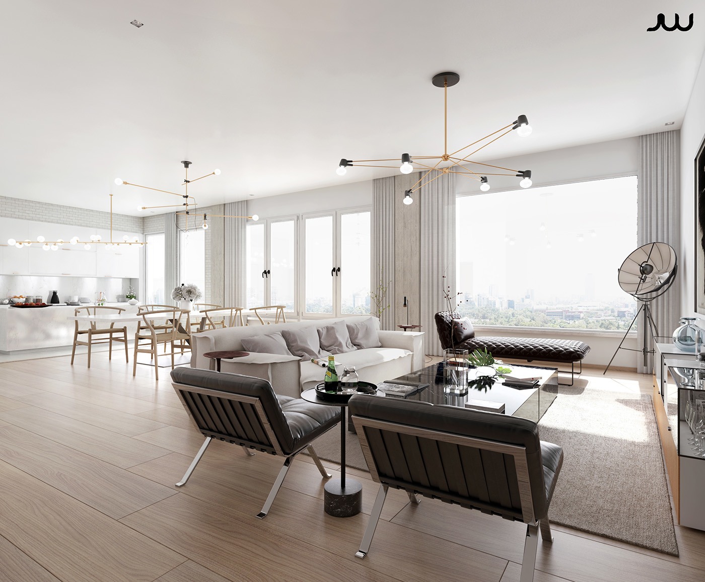 Bauhaus Inspired Apartment Inspiration 