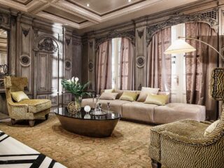 Neoclassical And Art Deco Features In Two Luxurious Interiors