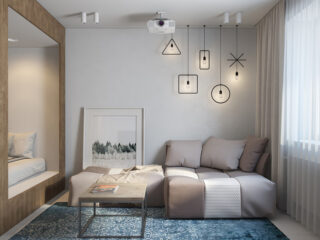 2 Apartments Under 30 Square Metre – One Light, One Dark