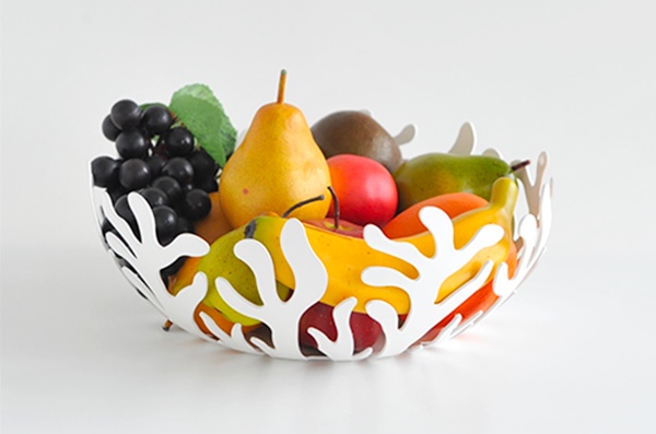 table cut fruit arrangement