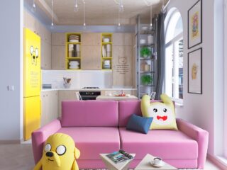 Bright Homes In Three Styles: Pop Art, Scandinavian, And Modern