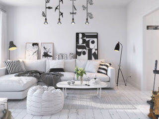 Bright Scandinavian Decor In 3 Small One-Bedroom Apartments