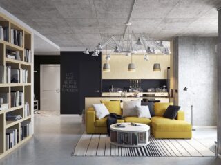 3 Concrete Lofts With Wide Open Floor Plans