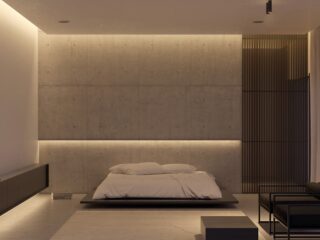 3 Minimalist Monochromatic Homes With Modern Lighting