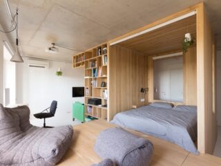 Super Small Studio Apartment Under 50 Square Meters (Includes Floor Plan)