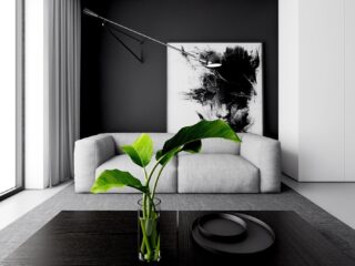 4 Monochrome, Minimalist Spaces Creating Black and White Magic