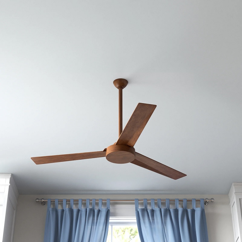 All-wood ceiling fan