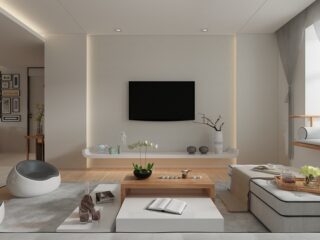 A Beautiful 2 Bedroom Modern Chinese House With Zen Elements (Includes 3D Floor Plan)