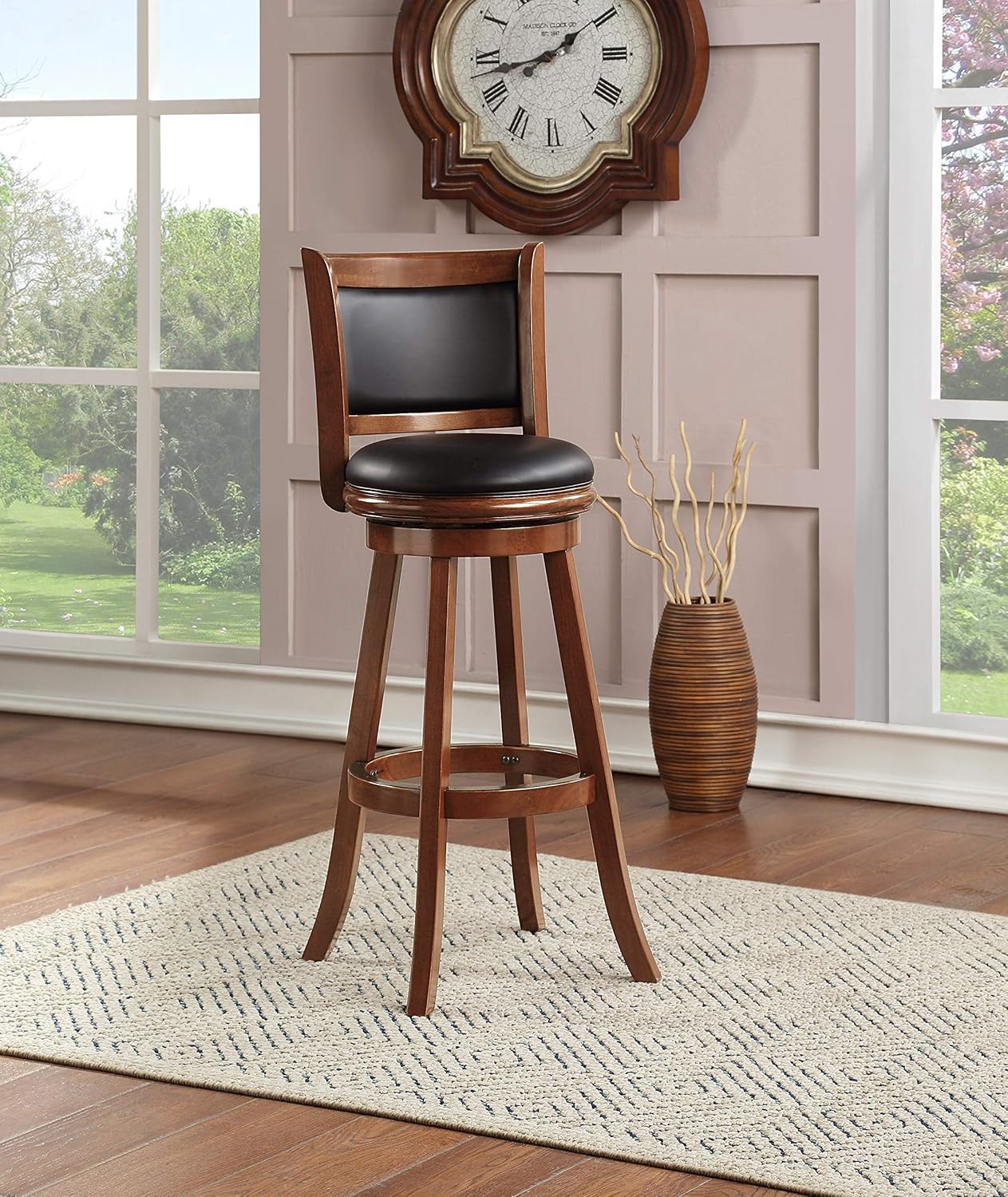 Extra tall wooden bar stools