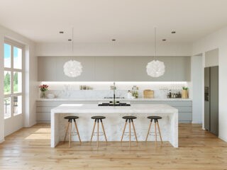 30 Gorgeous Grey and White Kitchens that Get Their Mix Right