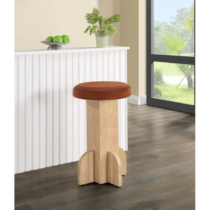 rustic scandinavian kitchen bar stool