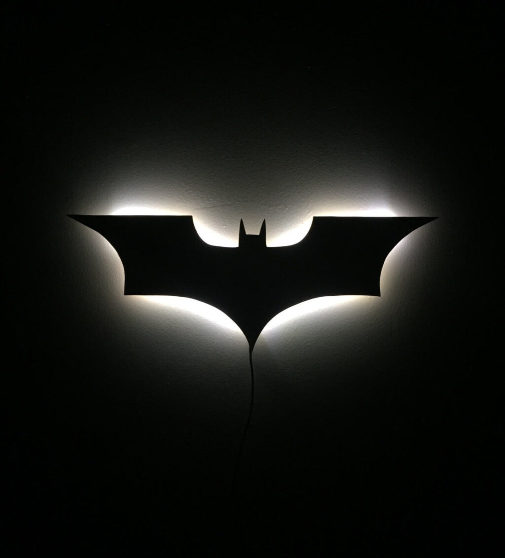 batman wings wall night light | Interior Design Ideas