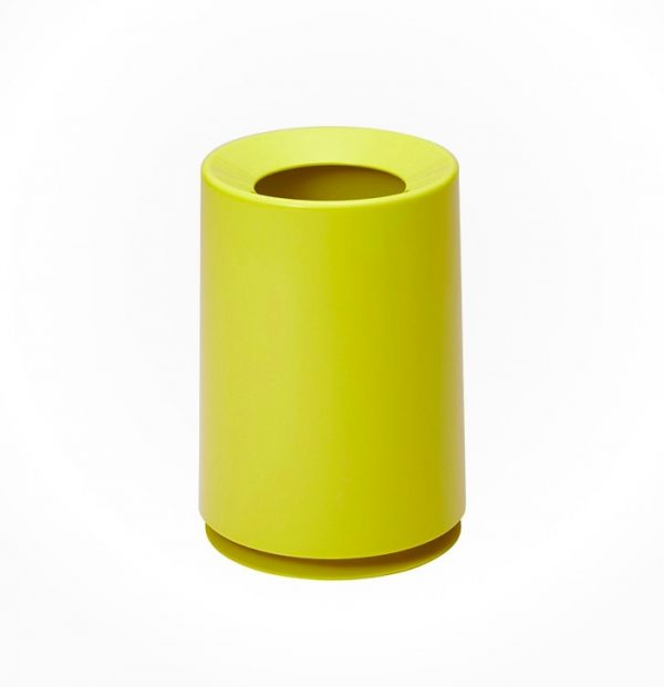 Yellow Hiding Bin Bag Garbage Containers 600x621 
