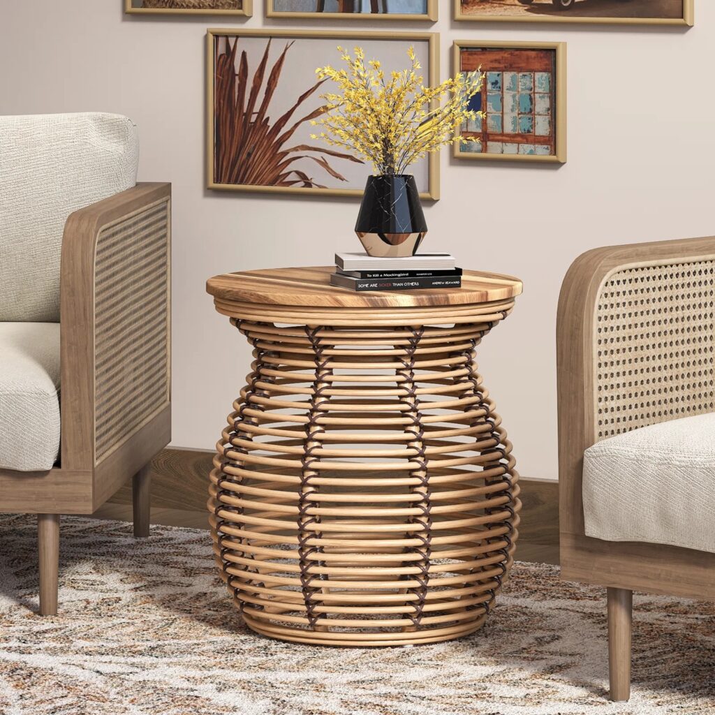 51 Unique End Tables That Add The Perfect Living Room Finish