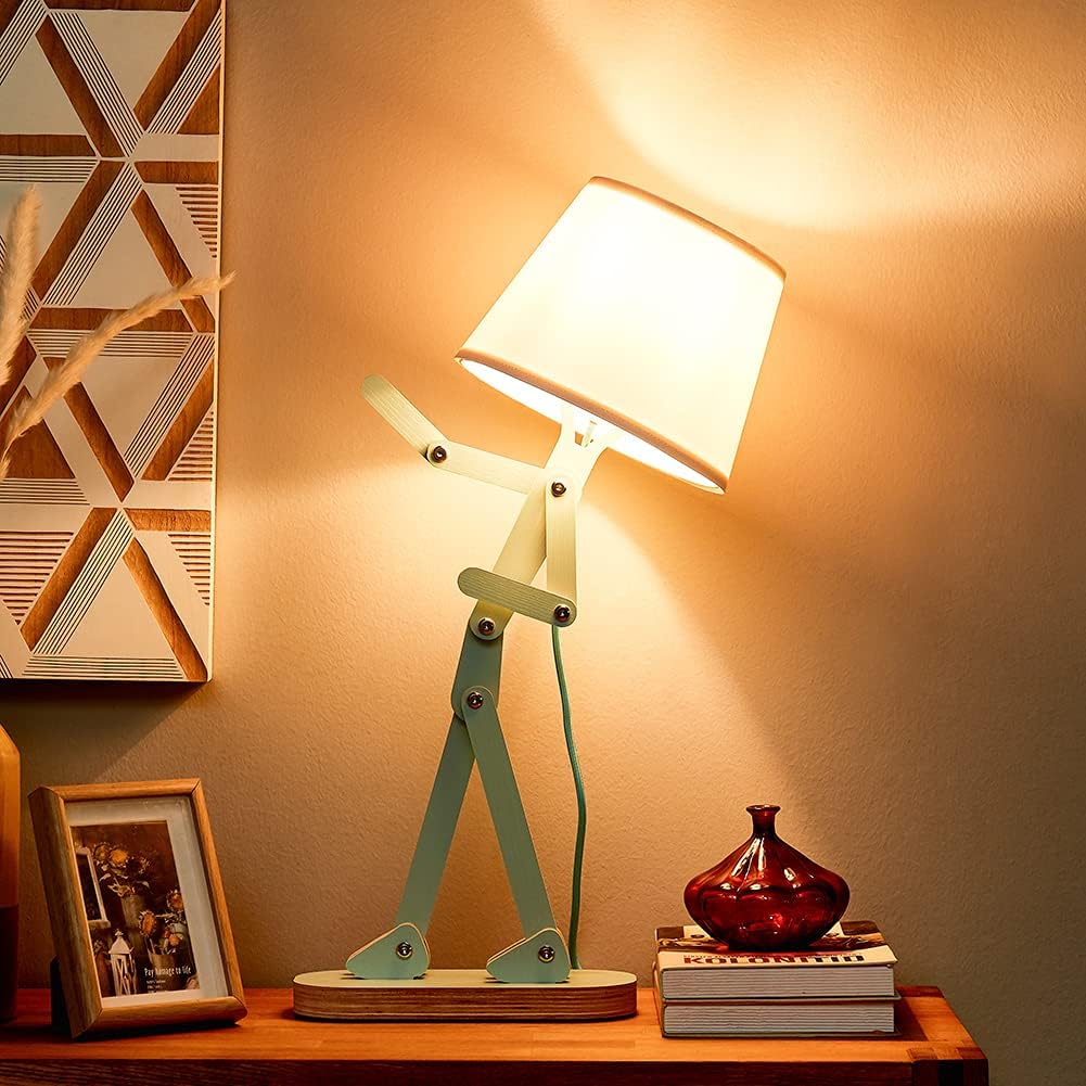 Cute stick man shape table lamp