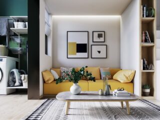 Yellow Accents In Scandinavian Style Interiors: 3 Examples That Show You How