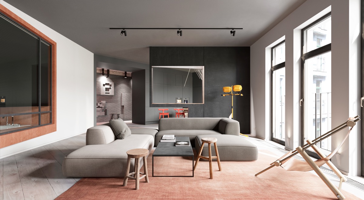 Interior Design Living Room Modern Contemporary Wall Paneling
