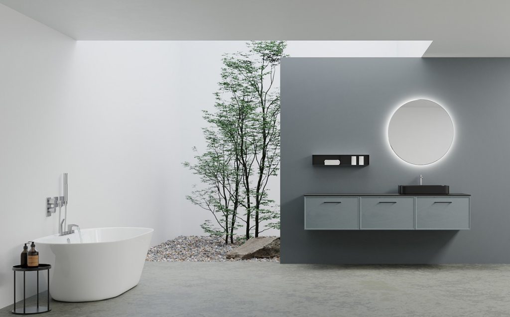 minimalist luxury bathroom